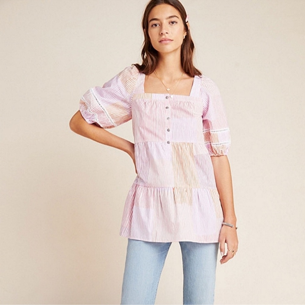 Anthropologie Maeve Gable Tunic Top